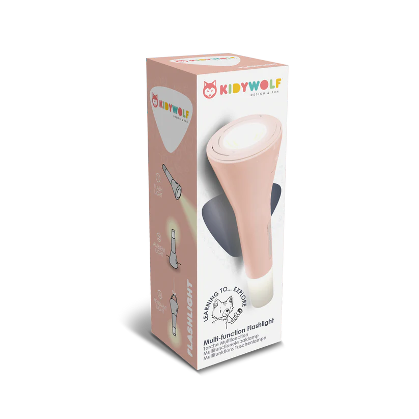 KIDYFLASHLIGHT Multifunctional Flashlight Pink (4+)