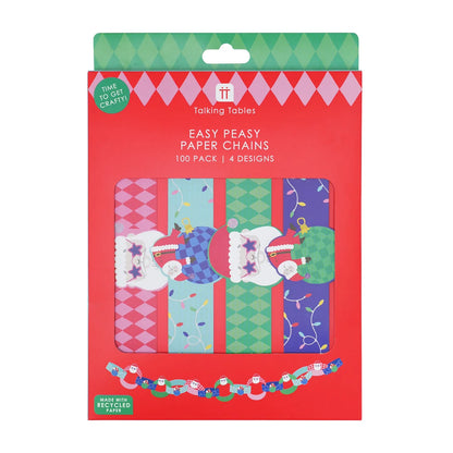 Fun Santa Paper Chains 100pk