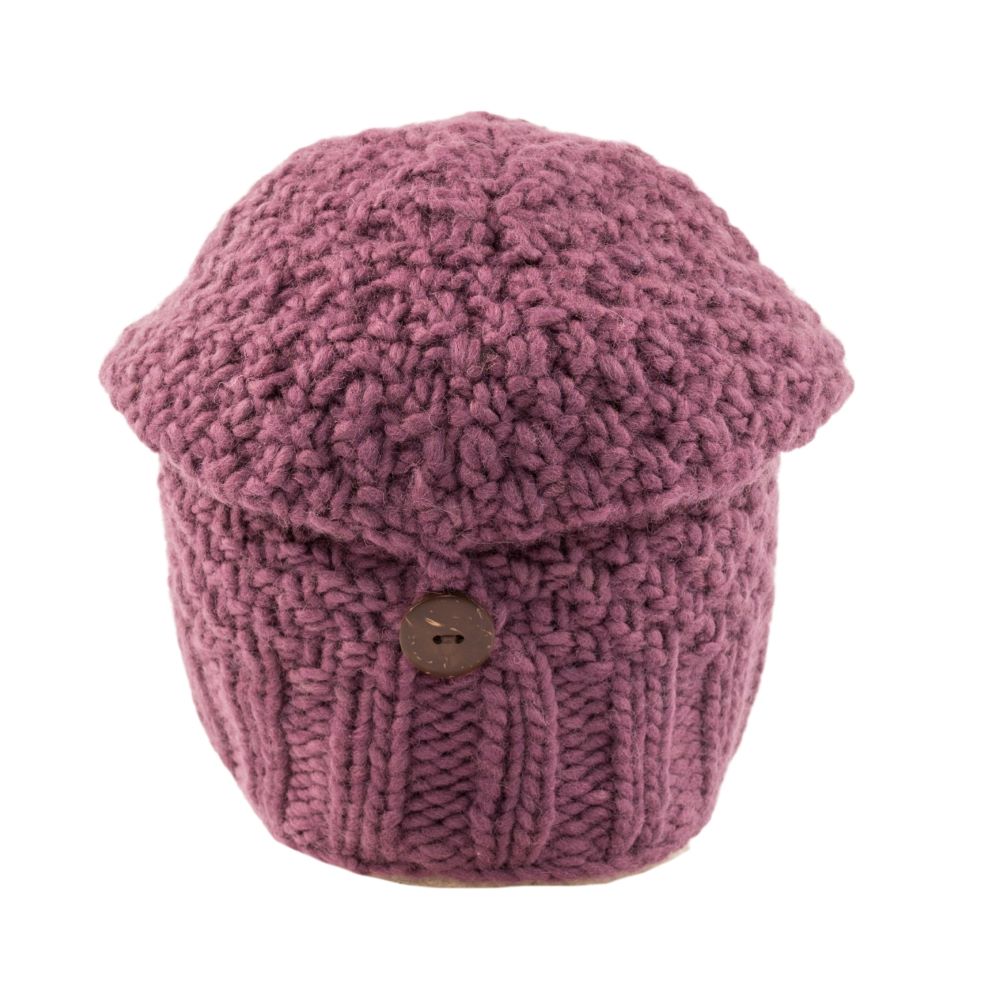 KuSan Floppy Beret (Damson)