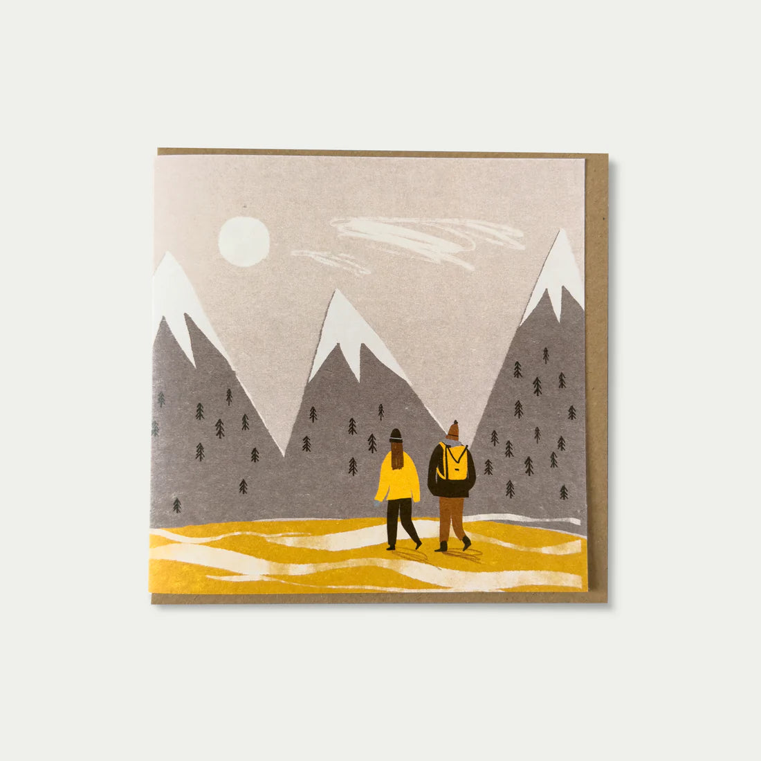 Blank Card Mountain Walk
