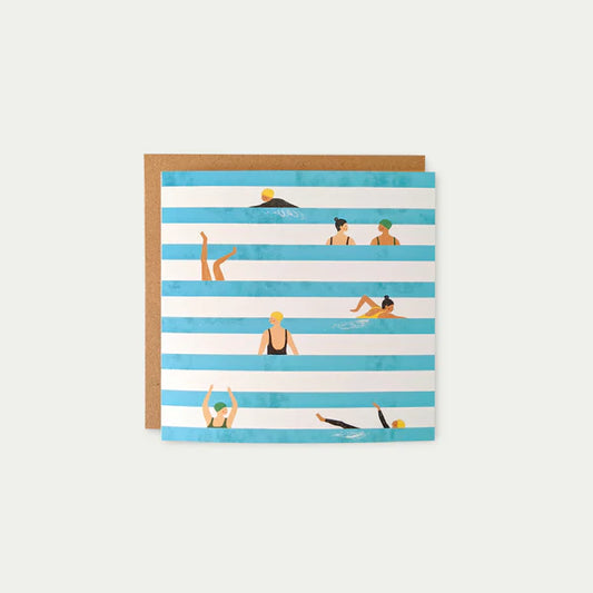 Oldfield Card Stripe Swimmers