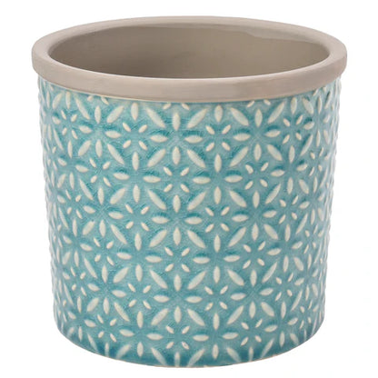 Glazed Pot Tuscany Blue Large