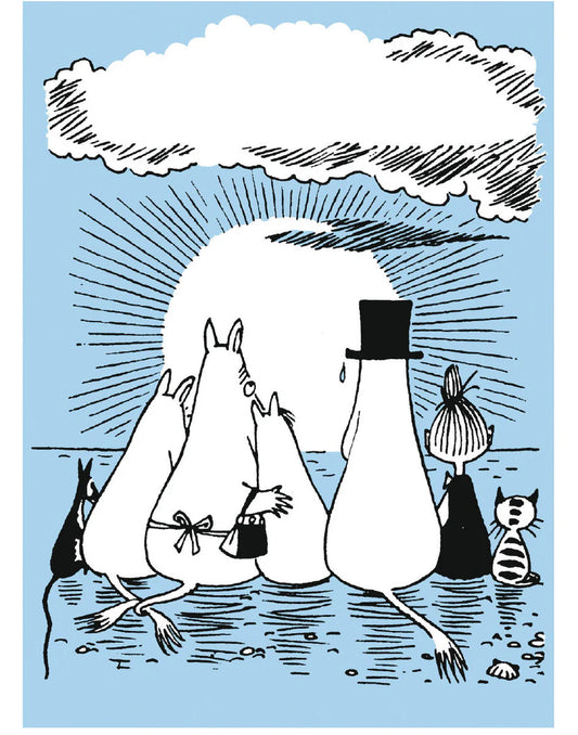 Blank Card Moomin Sunset