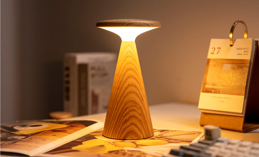 Sylva Table Lamp - Large White Ash