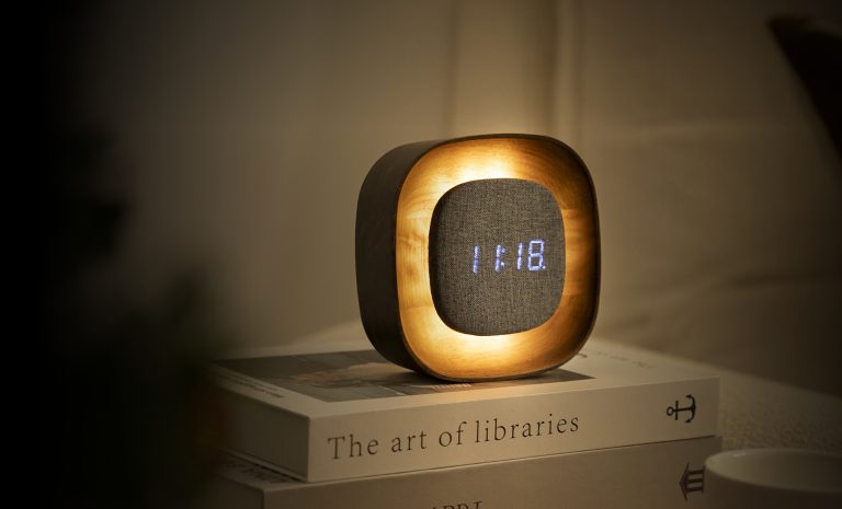 Lumos Clock - Square Walnut