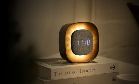 Lumos Clock - Square Walnut