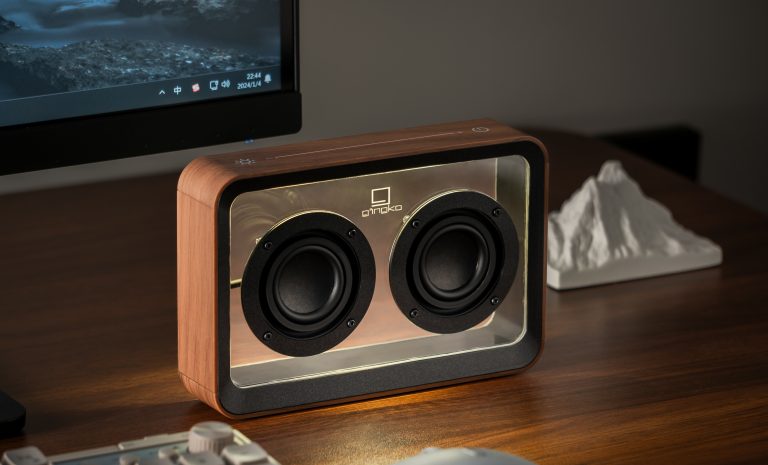 Mage See Through Bluetooth Speaker Walnut