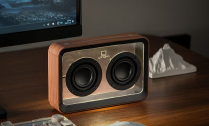 Mage See Through Bluetooth Speaker Walnut