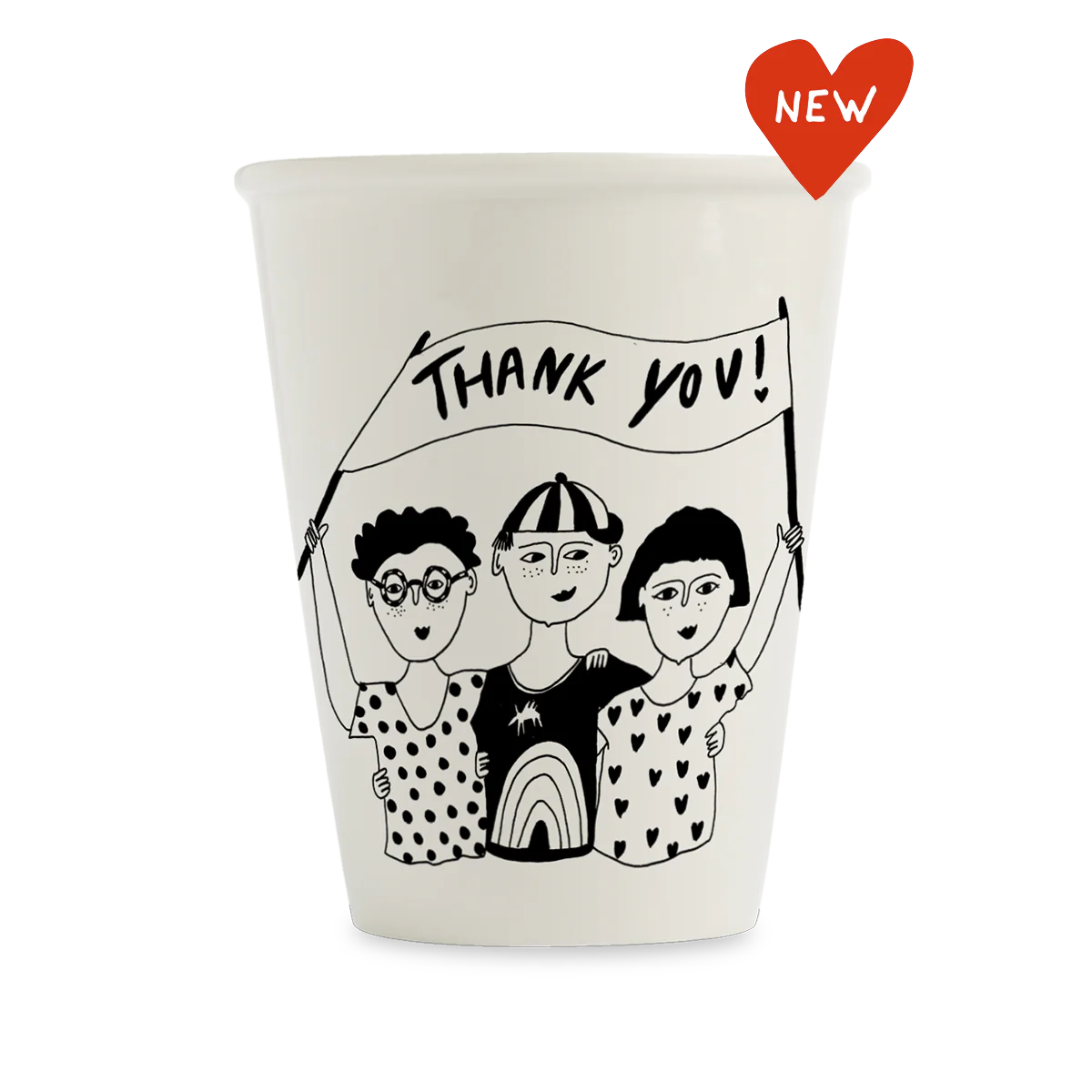 Porcelain Cup Thank You