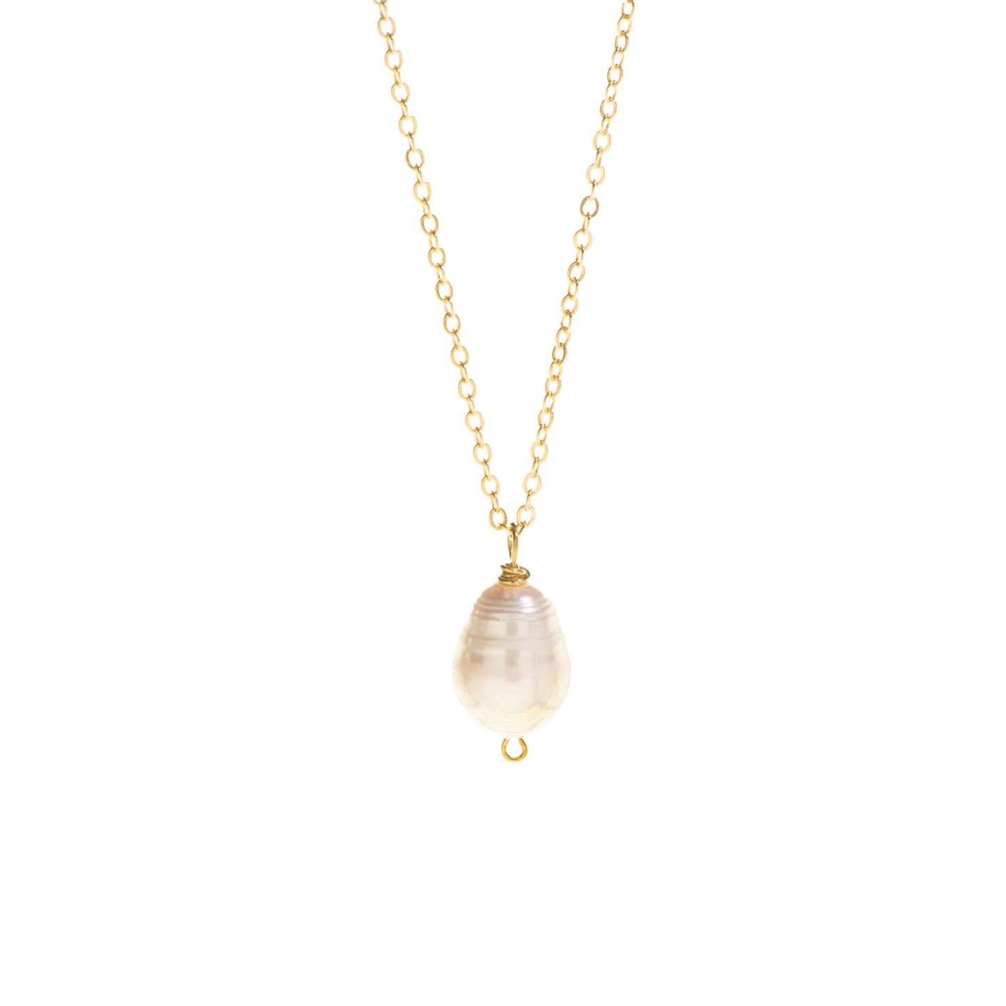 Pearl Large Pendant Necklace