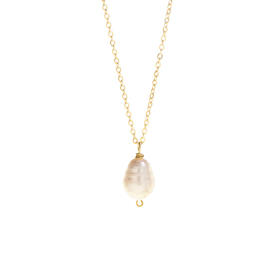 Pearl Large Pendant Necklace