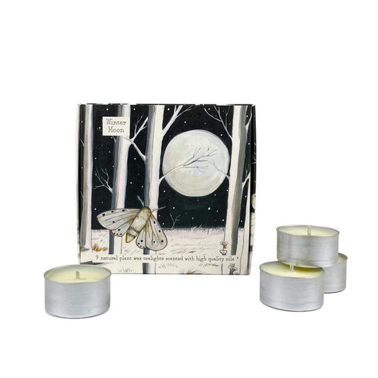 Pack of 9 Tealights - Winter Moon