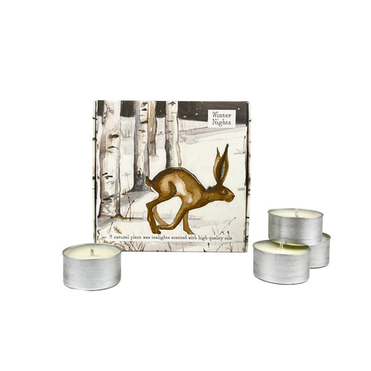Pack of 9 Tealights - Winter Nights