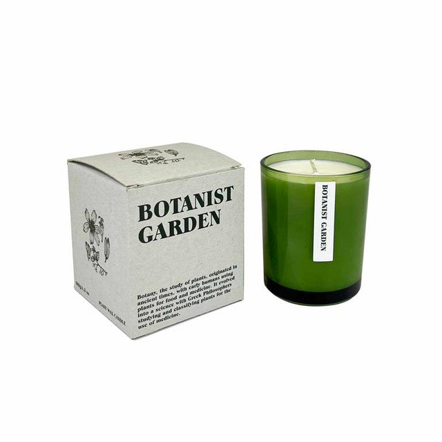 Large Plant Wax Botanical Candle - Botanist Garden