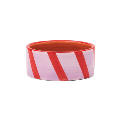 The Izzy - Ceramic Wine Coaster (Lilac & Rust)
