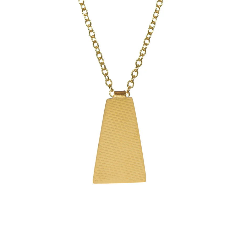 Maya Hinge Brass Pendant