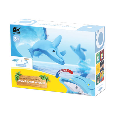 Halftoys Magnetic 3D Toy Humpback Whale