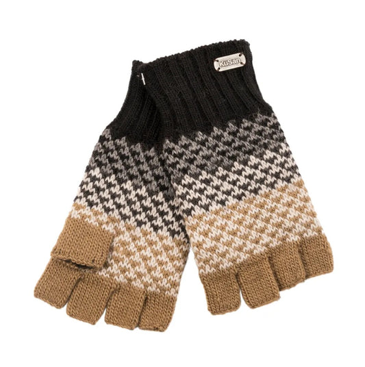 KuSan Half Finger Gloves (Black)