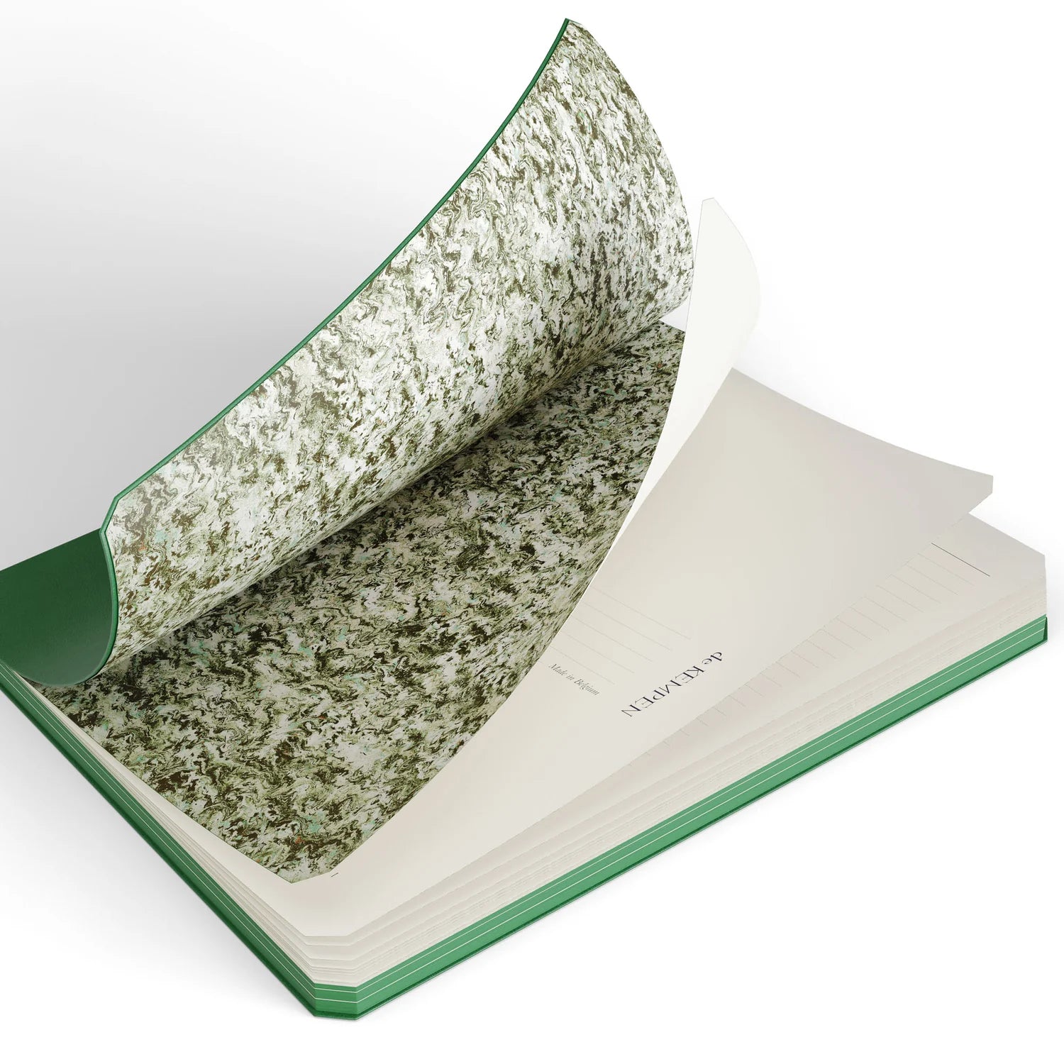 De Kempen Origin Green Pocketbook Blank | Blank Page Notebook