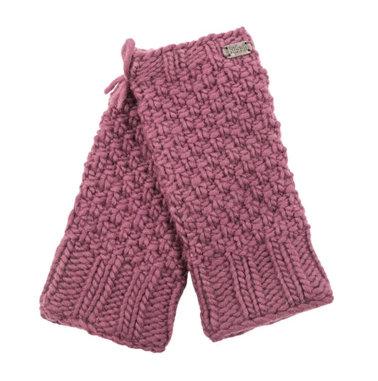 KuSan Moss Yarn Handwarmers (Damson)