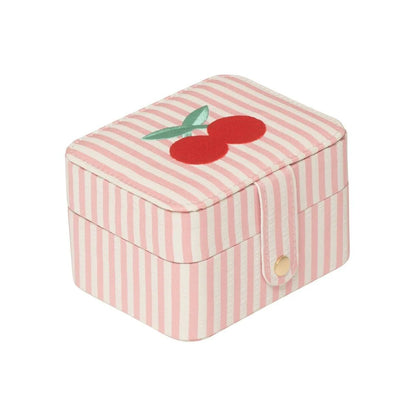 Stripey Cherry Jewellery Box