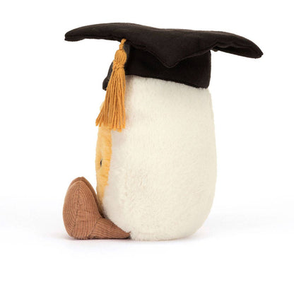 Jellycat Amuseables Boiled Egg Graduation Side