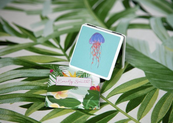 Jemima Jellyfish Compact Mirror