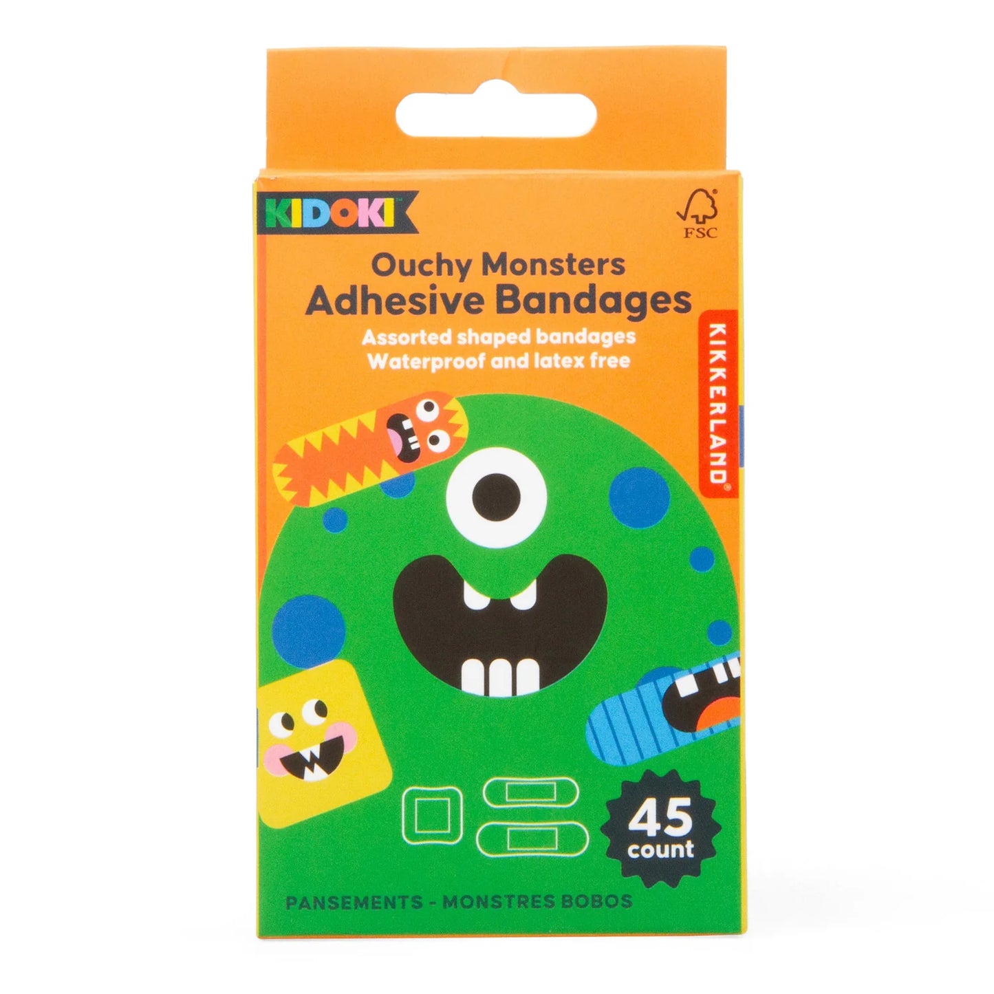 Kidoki Ouchy Friends Adhesive Bandages - Assorted Designs