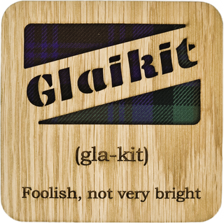 LT Wooden Coaster Glaikit