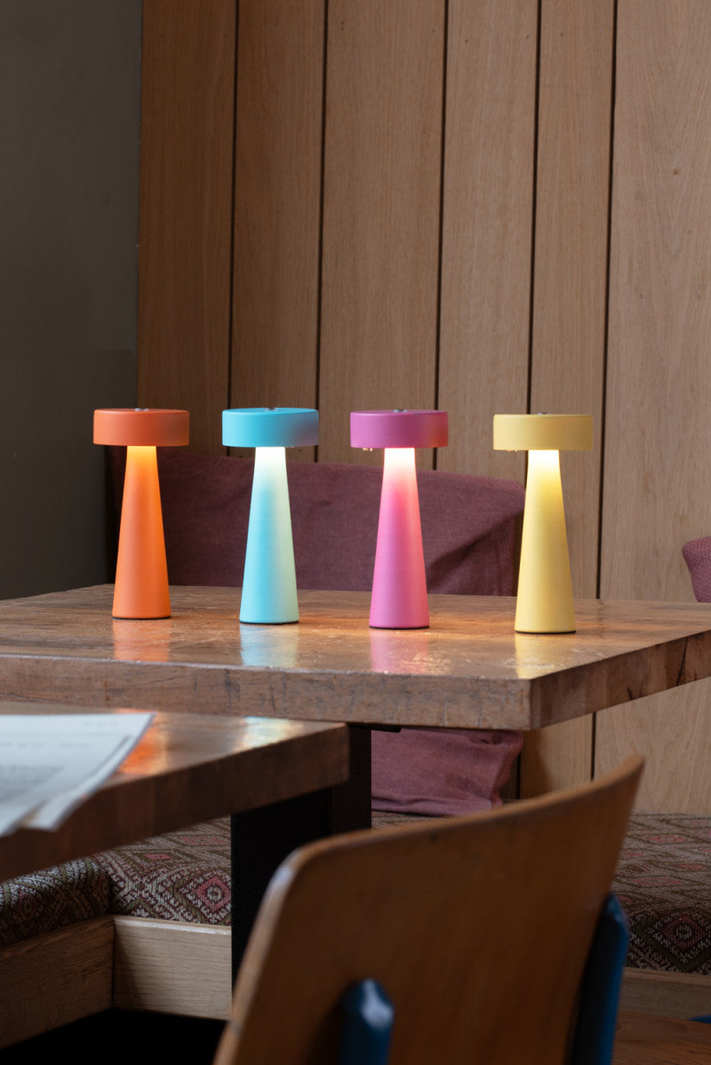 Leitmotiv Rechargeable Table Lamp Mini LED Ring | Table Lamps & Bedside Lamps