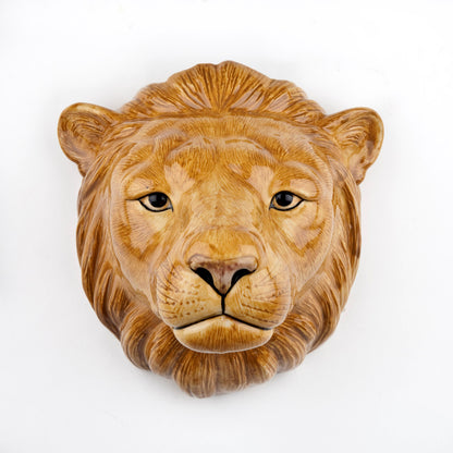 Quail Lion Wall Vase Large