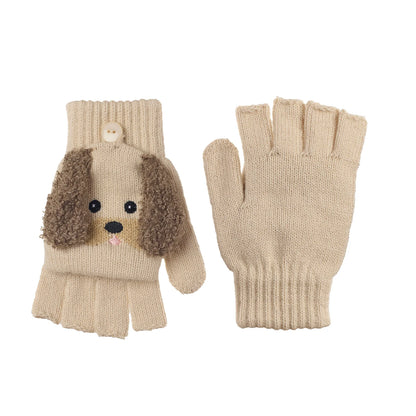 Pippy Puppy Knitted Gloves 7-10 Years