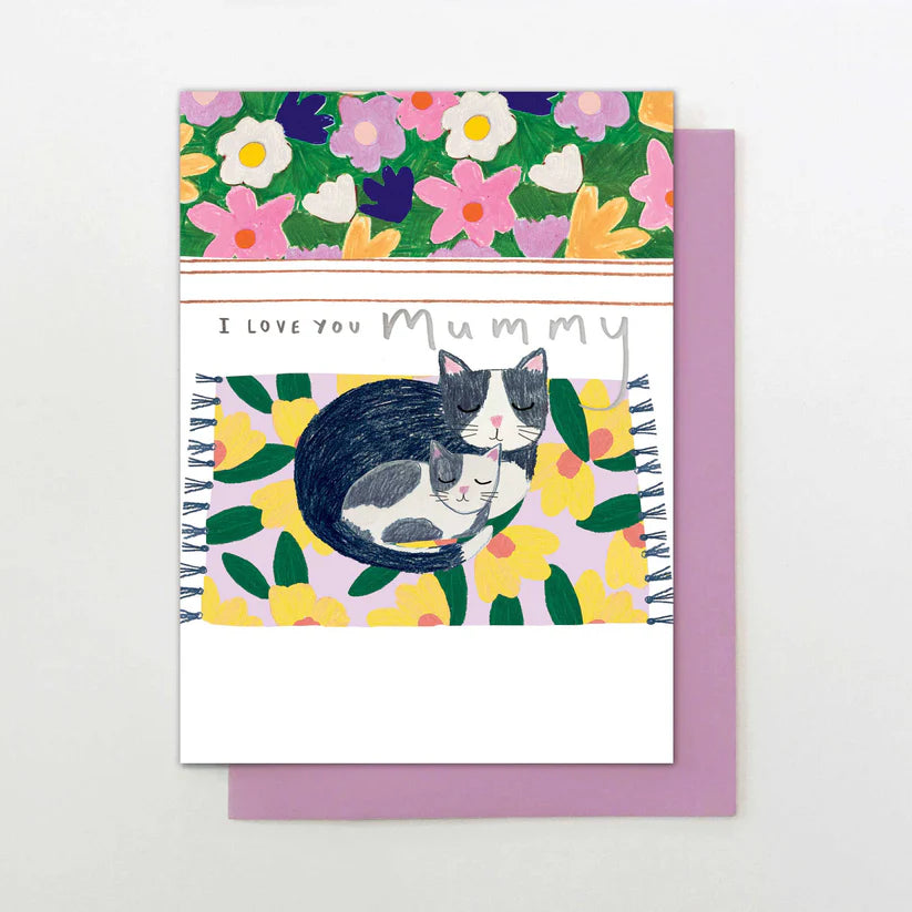 Mother's Day Card I Love You Mummy Cats