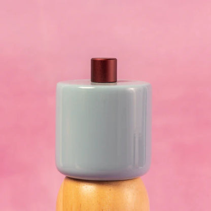 Maegen Large Salt/Pepper Grinder Sky Blue & Burgundy