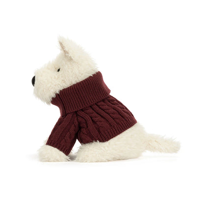 COMING SOON! Jellycat Munro Scottie Dog Winter Jumper (1+)