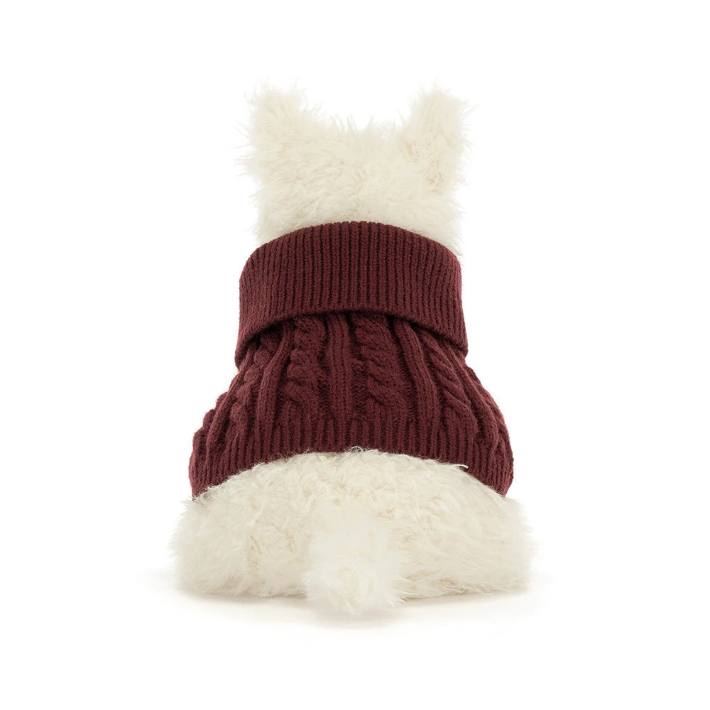 COMING SOON! Jellycat Munro Scottie Dog Winter Jumper (1+)
