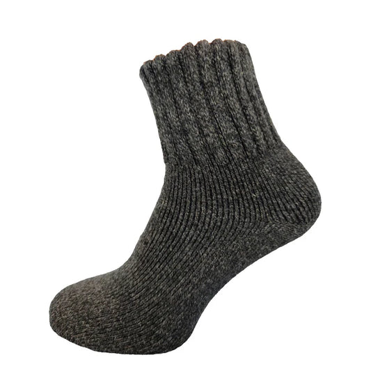 7-11 Thick Wool Blend Socks (Dark Grey)