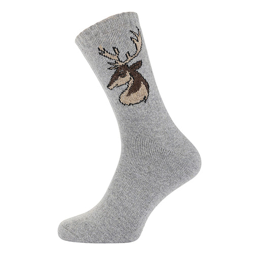 7-11 Wool Blend Socks Stag