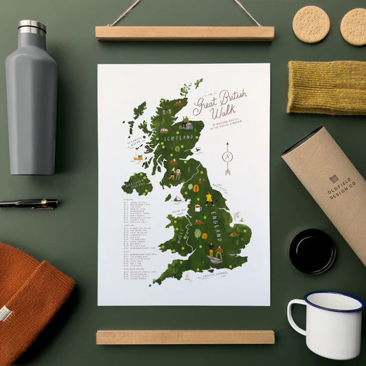 Great British Walk - A3 Print