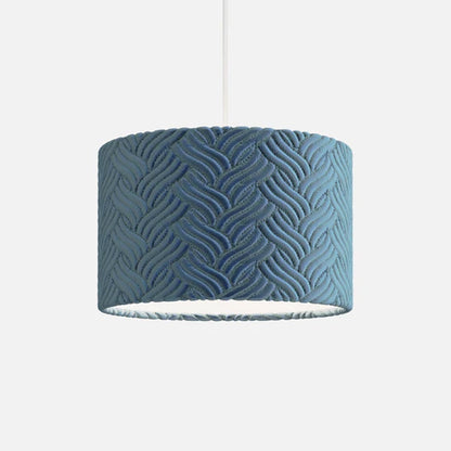 COLLECTION ONLY! Harrogate Blue Waves Lampshade 33x20cm