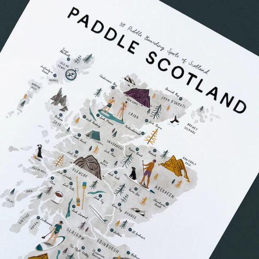 Paddle Scotland - A3 Print