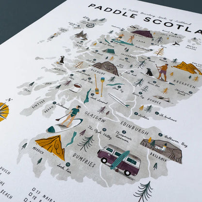 Paddle Scotland - A3 Print