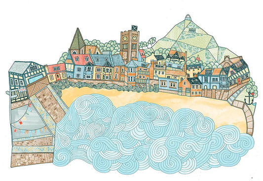 Eilidh Muldoon Limited Edition Print North Berwick Beach