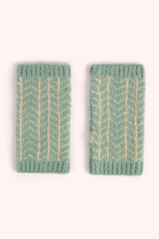 Powder Wrist Warmers Niamh (lce Blue)