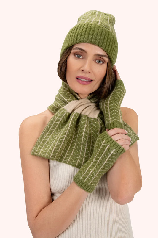 Powder Scarf Niamh (Olive Green)