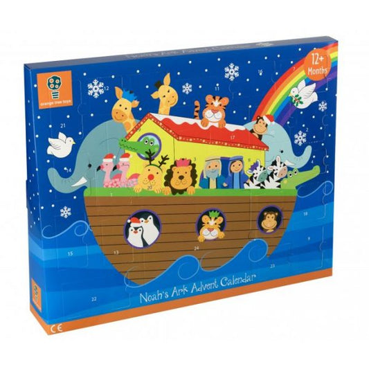 Wooden Advent Calendar Noah's Ark