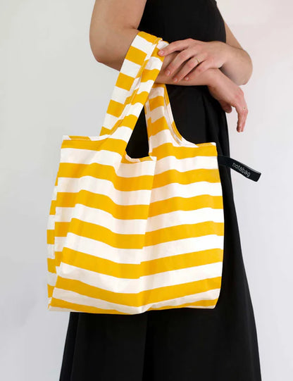 Notabag Tote Bag Golden Stripes | Foldable Tote Bag