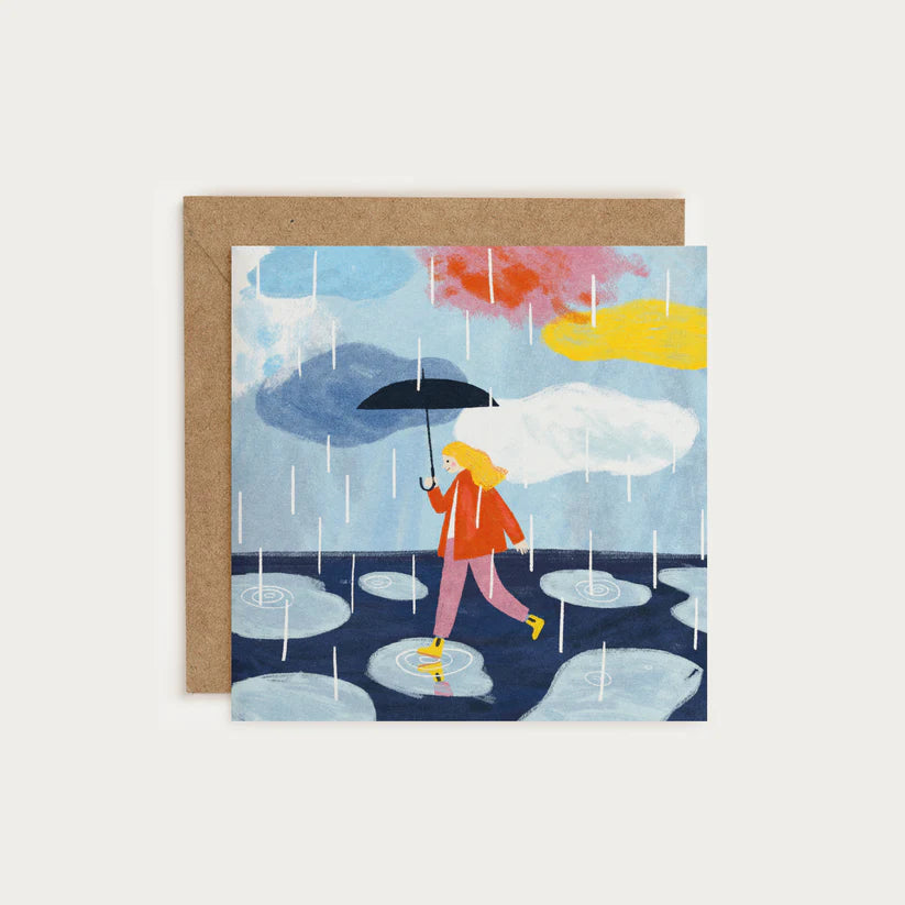 Blank Card Rainy Day