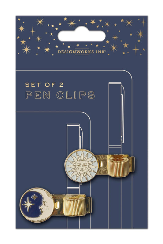 Pen Clips - Celestial (Set of 2)