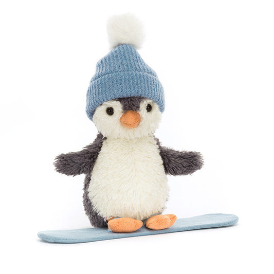 Jellycat Peanut Penguin Snowboarding Small (1+)